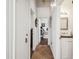 Hallway with tile floors leading to bedrooms and bathrooms at 3476 Tidewater Dr, Weeki Wachee, FL 34607