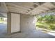Storage room underneath elevated house at 3476 Tidewater Dr, Weeki Wachee, FL 34607
