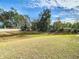 Landscaped backyard offering privacy and a peaceful setting at 37804 Prairie Rose Loop, Zephyrhills, FL 33542