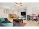 Inviting living room with tile flooring, and easy access to dining area at 455 Alt 19 S # 268, Palm Harbor, FL 34683