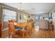 Dining room with wood table and chairs at 460 Paula S Dr # 401, Dunedin, FL 34698