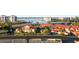Aerial view of waterfront community with parking and water access at 4900 Brittany S Dr # 909, St Petersburg, FL 33715