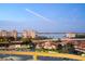 Stunning aerial view of waterfront property and surrounding area at 4900 Brittany S Dr # 909, St Petersburg, FL 33715