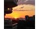 Stunning sunset view over the water from balcony at 4900 Brittany S Dr # 909, St Petersburg, FL 33715