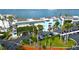 Waterfront condo complex features lush landscaping, covered parking, and stunning views of the bay at 5155 S Isla Key S Blvd # 202, St Petersburg, FL 33715