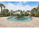 Community pool with surrounding lounge chairs and landscaping at 11111 Callisia Dr, Odessa, FL 33556