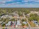 Aerial view showing home's location in a residential neighborhood at 1318 E Louise Ave, Tampa, FL 33603