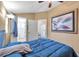 Bedroom with double bed, access to bathroom and another room at 1318 E Louise Ave, Tampa, FL 33603