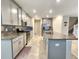 Spacious kitchen with granite countertops and stainless steel appliances at 17009 Clear Cork Dr, Wimauma, FL 33598