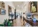 Bright foyer with hardwood floors and elegant decor at 23 Concord Dr, Dunedin, FL 34698