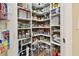 Well-organized pantry with adjustable shelving and plenty of storage at 23 Concord Dr, Dunedin, FL 34698