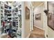 Large walk-in closet with ample shelving and storage at 23 Concord Dr, Dunedin, FL 34698