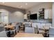 Community recreation room with a TV and plenty of seating at 29571 Velletri Ln, Wesley Chapel, FL 33545