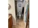 Clean bathroom with shower, toilet and tiled floor at 3540 42Nd S St # C, St Petersburg, FL 33711