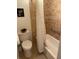 Clean bathroom with shower/tub combo and tile flooring at 3540 42Nd S St # C, St Petersburg, FL 33711