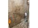 Shower stall with tiled walls and grab bar at 3540 42Nd S St # C, St Petersburg, FL 33711
