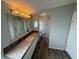 Bathroom with vanity, sink, toilet and shower at 37729 Neukom Ave, Zephyrhills, FL 33541