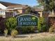 Grand Horizons private community entrance sign at 37729 Neukom Ave, Zephyrhills, FL 33541