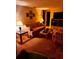 Bright living room with comfy seating and a coffee table at 4031 Cluster Dr, Holiday, FL 34691