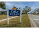 Ciega Village community sign, a deed-restricted community at 4188 104Th N Ave, Clearwater, FL 33762
