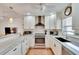 Modern kitchen with stainless steel appliances and white shaker cabinets at 4188 104Th N Ave, Clearwater, FL 33762