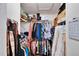 Large walk-in closet with ample hanging space at 4188 104Th N Ave, Clearwater, FL 33762