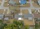 Aerial view of the house and neighborhood at 4925 Beacon Hill Dr, New Port Richey, FL 34652