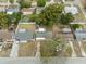 Aerial view of the house and neighborhood at 4925 Beacon Hill Dr, New Port Richey, FL 34652