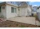 Back patio with exterior door access at 4925 Beacon Hill Dr, New Port Richey, FL 34652