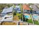 Home with large backyard, dock and solar panels at 6323 Bayou Grande Ne Blvd, St Petersburg, FL 33702