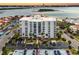 Aerial view of building at sunset at 855 Bayway Blvd # 804, Clearwater Beach, FL 33767