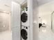 Convenient in-unit laundry with stackable washer and dryer at 855 Bayway Blvd # 804, Clearwater Beach, FL 33767
