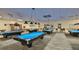 Well-equipped billiards room with multiple tables at 1006 Mcdaniel St # 21, Sun City Center, FL 33573