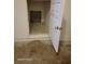 Garage storage with shelving and extra space at 1028 Tullamore Dr, Wesley Chapel, FL 33543