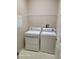 Neat laundry room with washer and dryer included at 1028 Tullamore Dr, Wesley Chapel, FL 33543