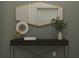 Entryway with console table, mirror, and decorative accents at 12661 Lily Quartz Loop, Parrish, FL 34219
