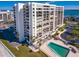 High rise building with pool, near the water at 1460 Gulf Blvd # 811, Clearwater Beach, FL 33767