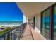 Relaxing balcony overlooking the ocean and beach at 1460 Gulf Blvd # 811, Clearwater Beach, FL 33767
