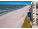 Aerial view of beach and building at 1460 Gulf Blvd # 811, Clearwater Beach, FL 33767