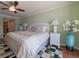King bedroom with calming decor and ocean views at 1460 Gulf Blvd # 811, Clearwater Beach, FL 33767