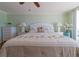 Bright bedroom with king bed, calm color scheme at 1460 Gulf Blvd # 811, Clearwater Beach, FL 33767