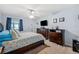 Large bedroom with a comfortable bed and ample closet space at 1868 Shore S Dr # 209, South Pasadena, FL 33707