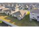Aerial view of home with backyard and community at 22103 Blazing Star Run, Land O Lakes, FL 34637