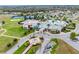 Wide aerial view of community and amenities at 22103 Blazing Star Run, Land O Lakes, FL 34637