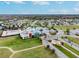 Aerial view of community pool and clubhouse at 22103 Blazing Star Run, Land O Lakes, FL 34637