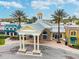 Club Conmerton entrance with columns and cafe at 22103 Blazing Star Run, Land O Lakes, FL 34637
