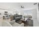 Open concept living and kitchen area with modern design at 22103 Blazing Star Run, Land O Lakes, FL 34637