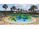 Colorful water playground at the community pool at 22103 Blazing Star Run, Land O Lakes, FL 34637