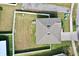 Aerial view showing house and backyard at 3059 Nubbin Ridge Ln, Zephyrhills, FL 33540