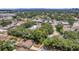 An aerial view showcasing the property's location near local shops and restaurants at 3445 10Th N Ave, St Petersburg, FL 33713